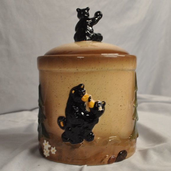 big sky carvers 5 cup canister bearfoots jeff fleming (332w) - Picture 8 of 14